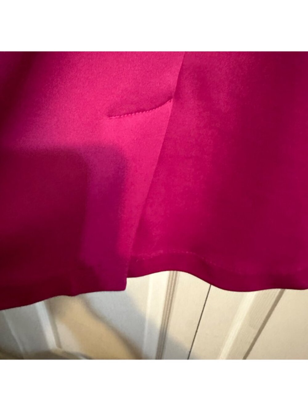 Shelby & Palmer Hot Pink Sleeveless Peplum Sheath Career Cocktail Dress Size 10 - Picture 8 of 11